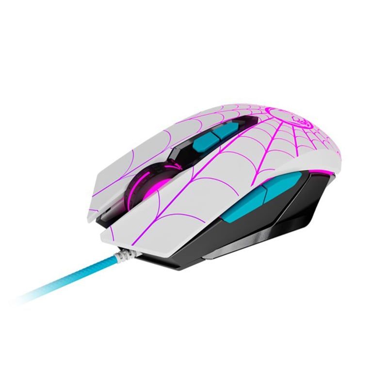 XTECH - Mouse Gamer Marvel Edición Spider Gwen Xtech XTM-M520SG