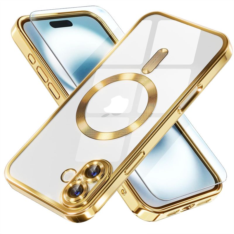 GENERICO - Forro Estuche De Lujo Magnético Antichoque Para iPhone 16