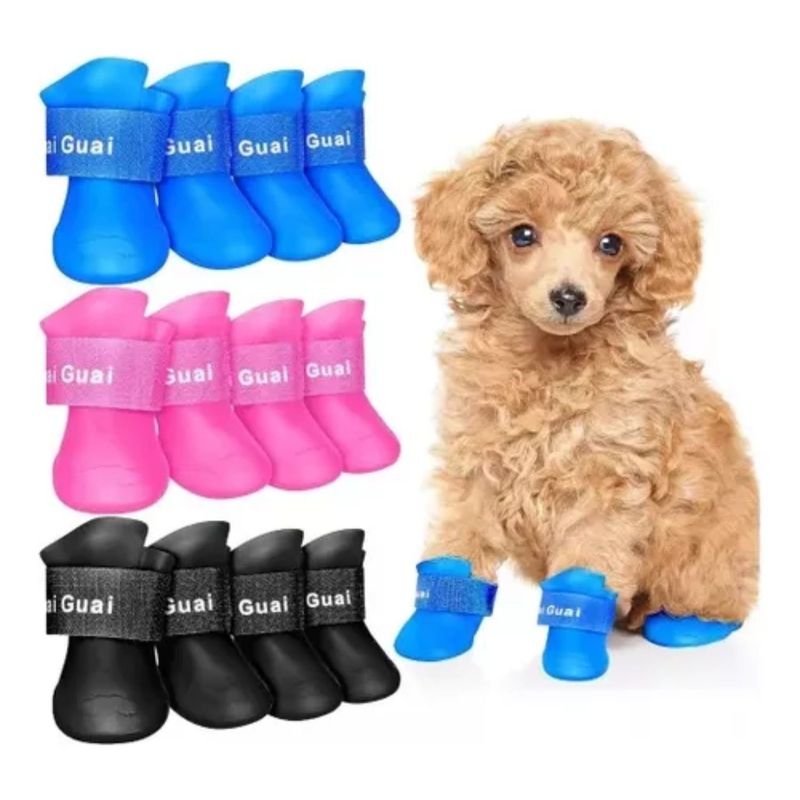 GENERICO - Zapatos Siliconados Para Mascotas Ideales Dias De Lluvia