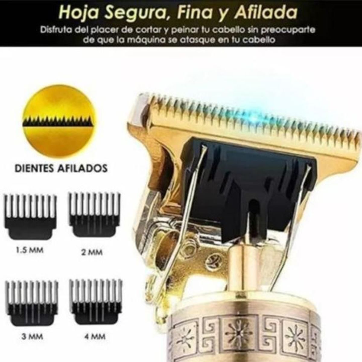 VINTAGE - Maquina Patillera Barbera T9 Vintage T9 Trimmer Recargable