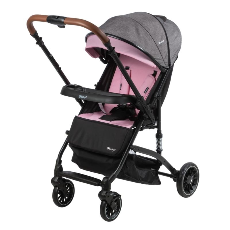 EBABY - Coche Para Bebe Reversible Extra Acolchado Capota Completa