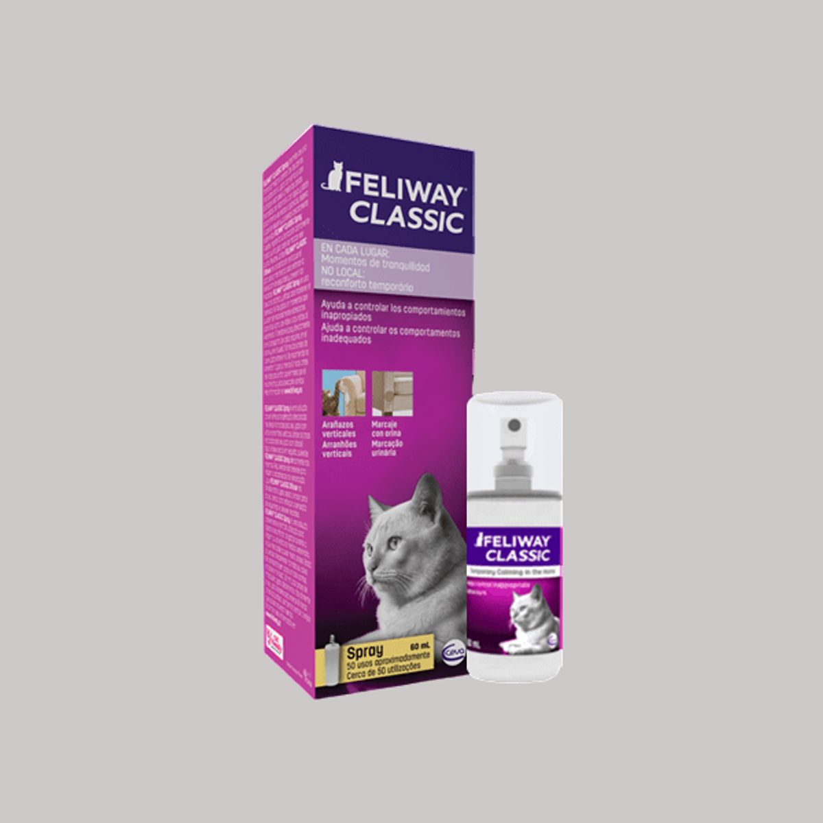 FELIWAY - Spray Feliway Classic para Gatos x 60ml