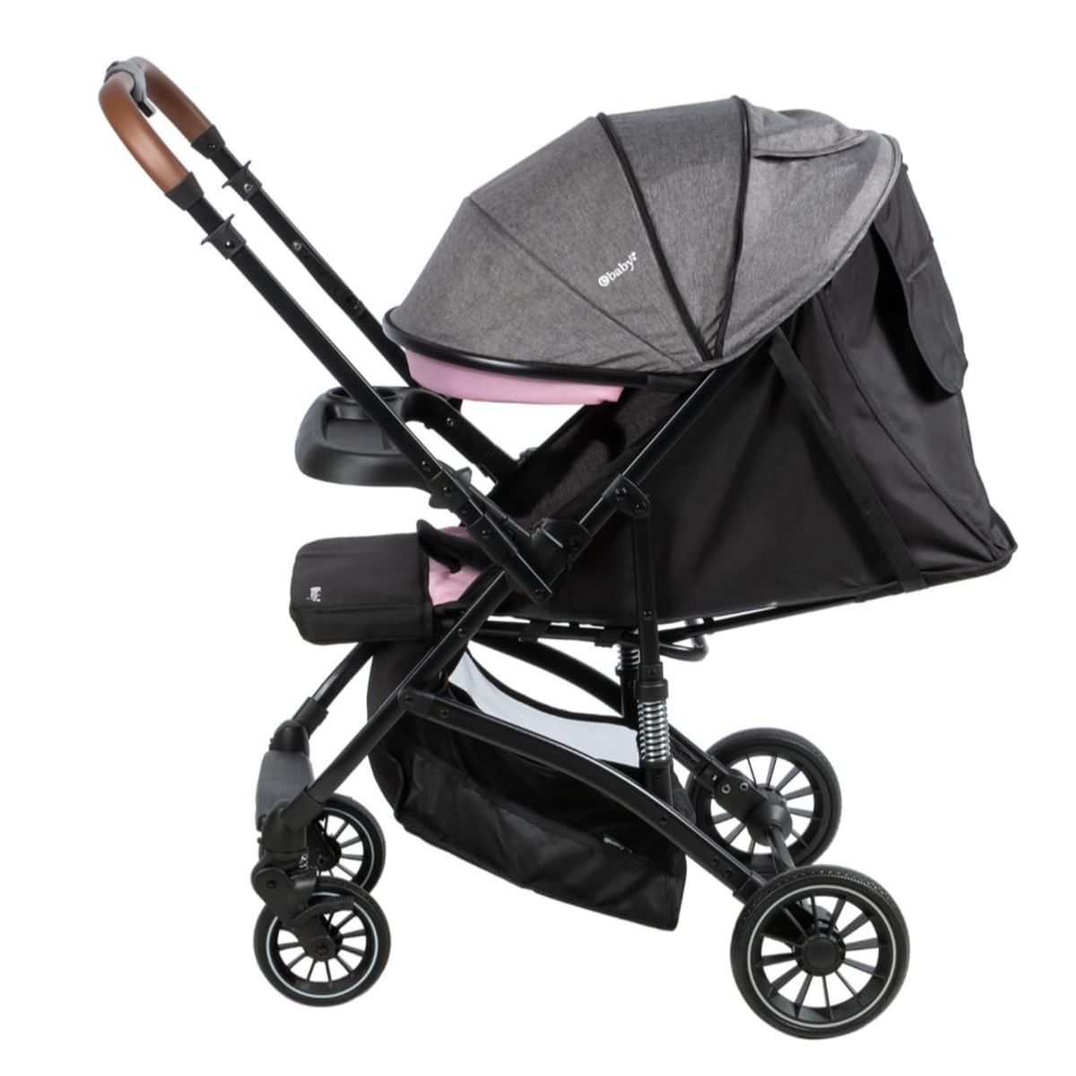EBABY - Coche Para Bebe Reversible Extra Acolchado Capota Completa