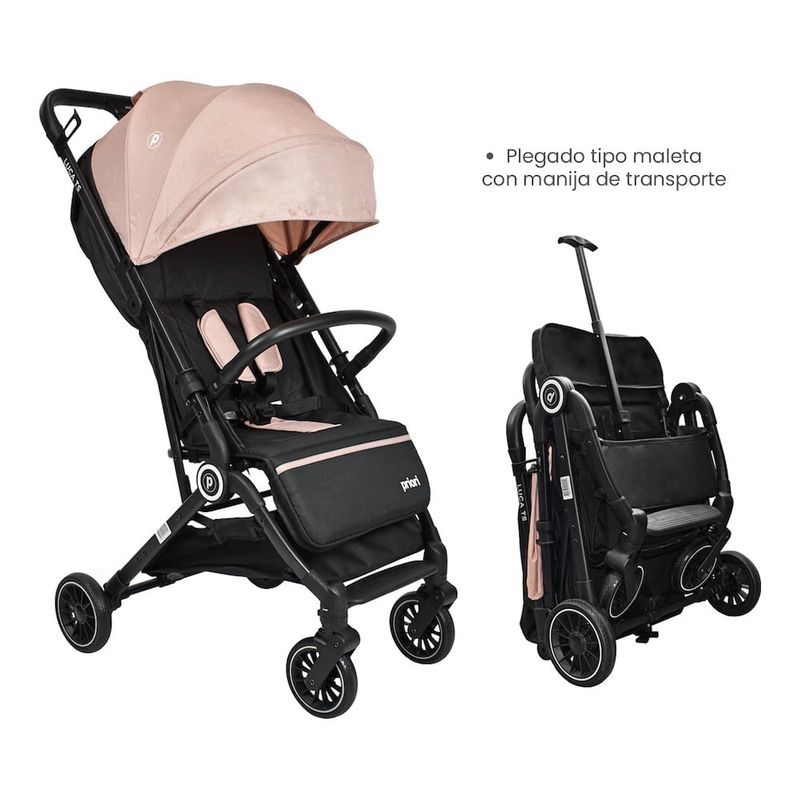 PRIORI - Coche Bebe compacto Luca Priori Rosa