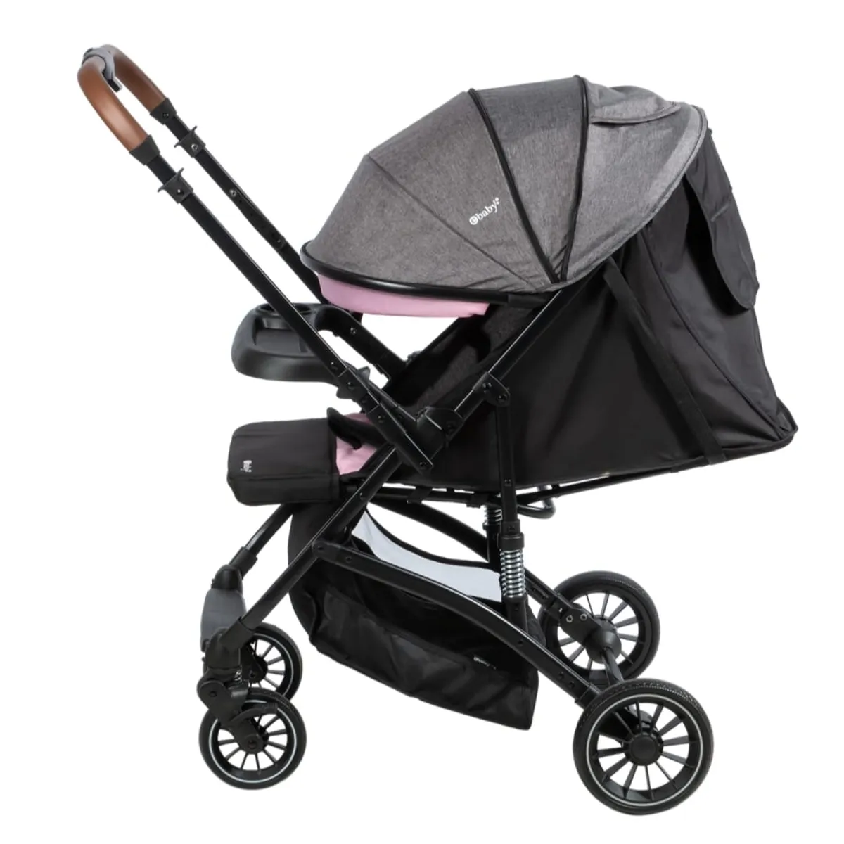 EBABY - Coche Para Bebe Reversible Extra Acolchado Capota Completa