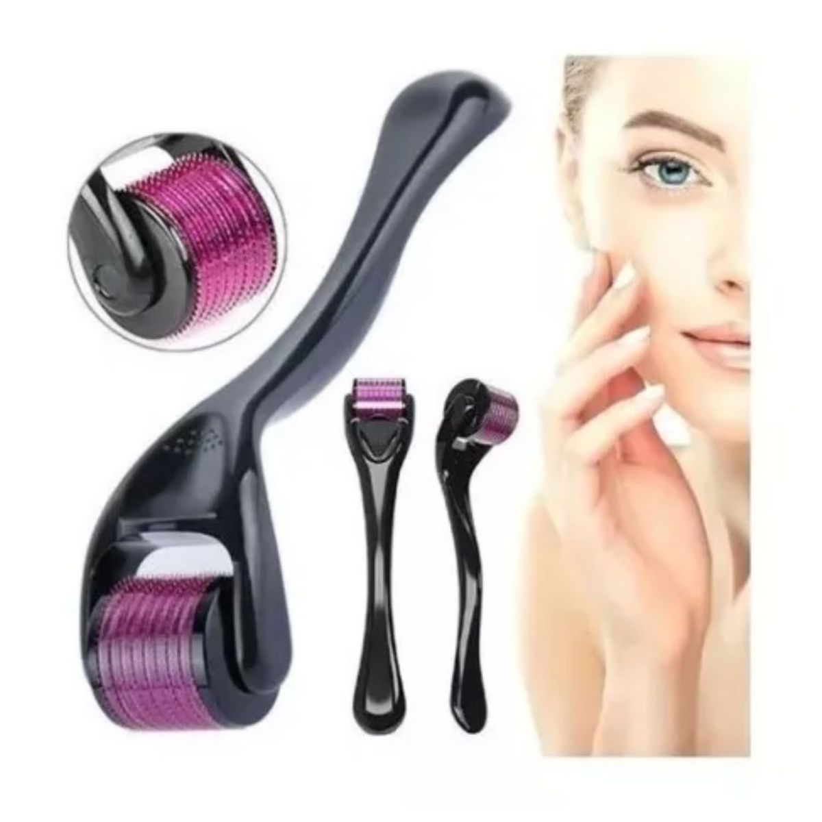 GENERICO - Derma Roller System Rodillo Facial Agujas De Titanio