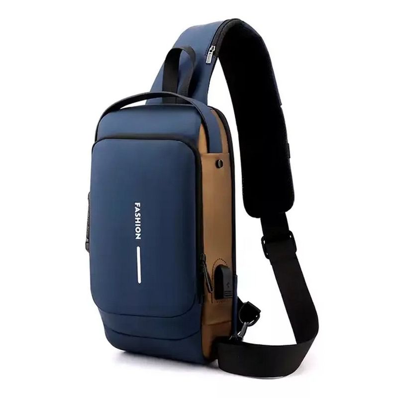 GENERICO - Bolso Manos Libres Tipo Pechero Para Hombre Con Clave