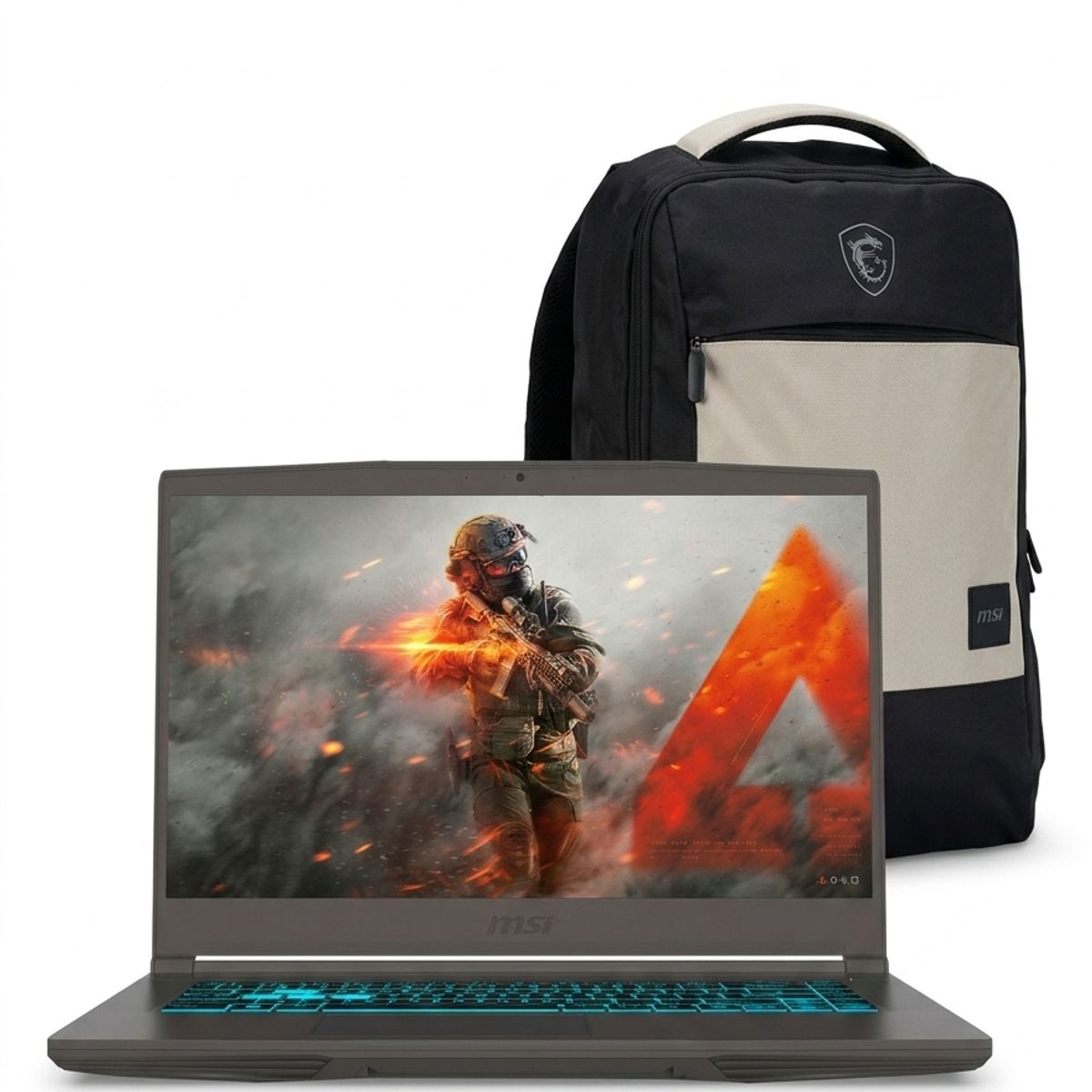 MSI - Portátil Gaming Msi Thin A15 AMD RYZEN 7 7735Hs Ram 16gb Ddr5 Ssd 512gb RTX 3050 Computador Portátil