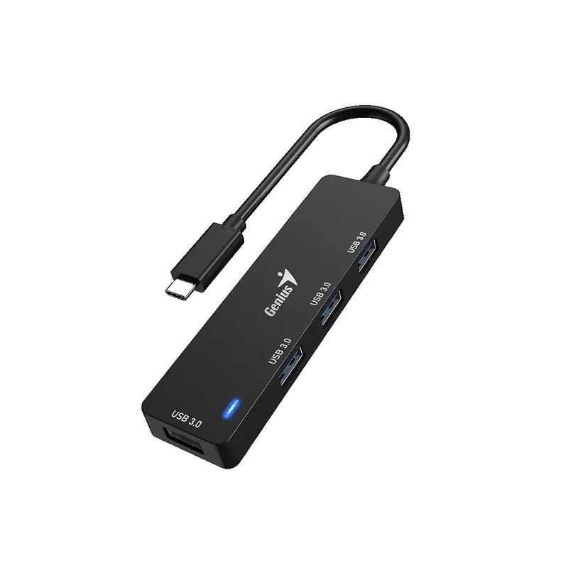 GENIUS - Hub Genius Uh-400 Usb C 4 Puertos Usb 3.0