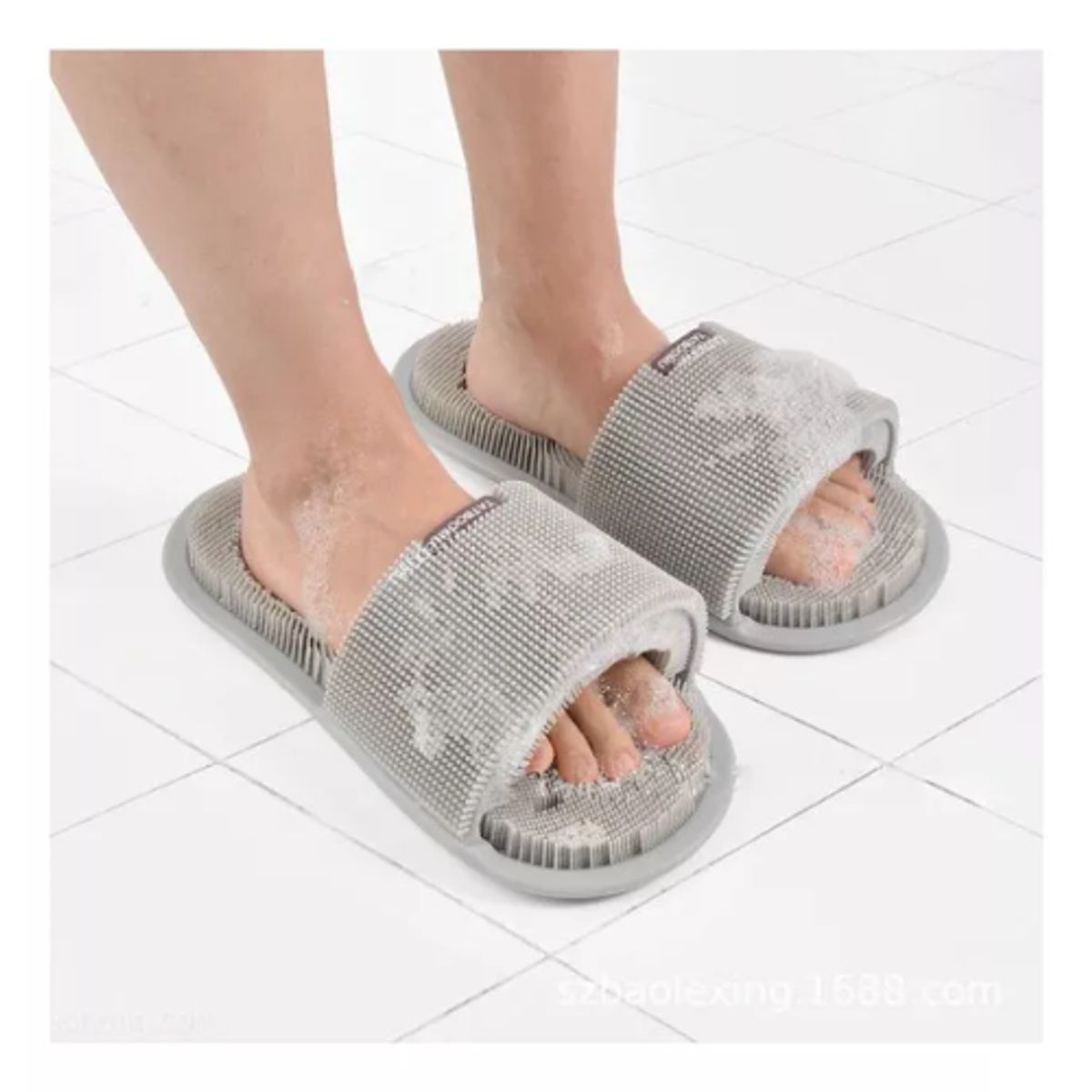 AFM - Limpiador Pies Ducha Con Ventosas Antideslizante Baño par