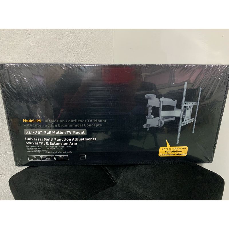 INDUHOGAR - Base Soporte Para Tv  P5 De 32 Pulgadas A 75 Pulgadas Negro