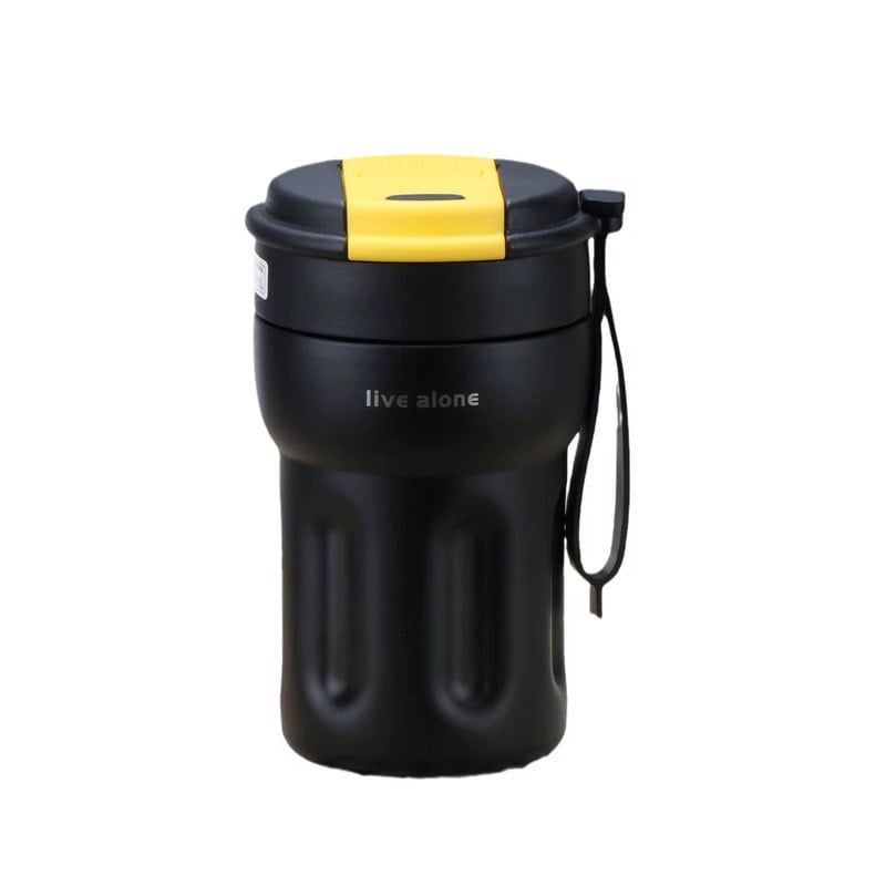 GENERICO - Termo Acero Inoxidable 400ml Live Alone