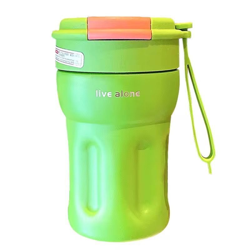 GENERICO - Termo Acero Inoxidable 400ml Live Alone