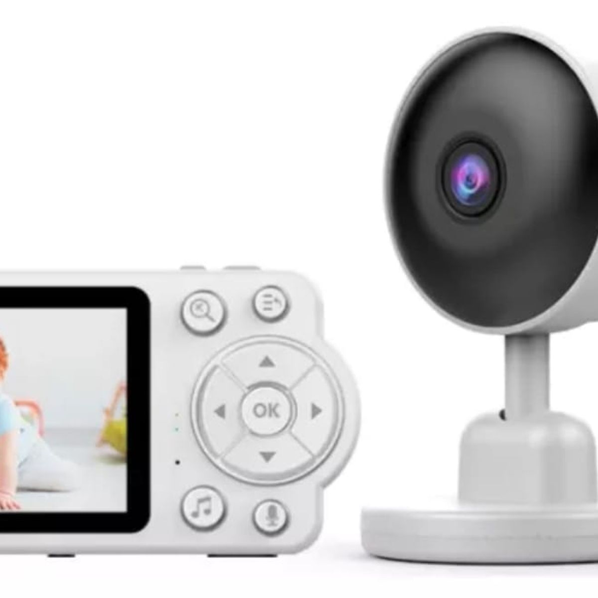 GENERICO - Monitor de Bebe Cámara Microfono Vision Nocturna Temperatura