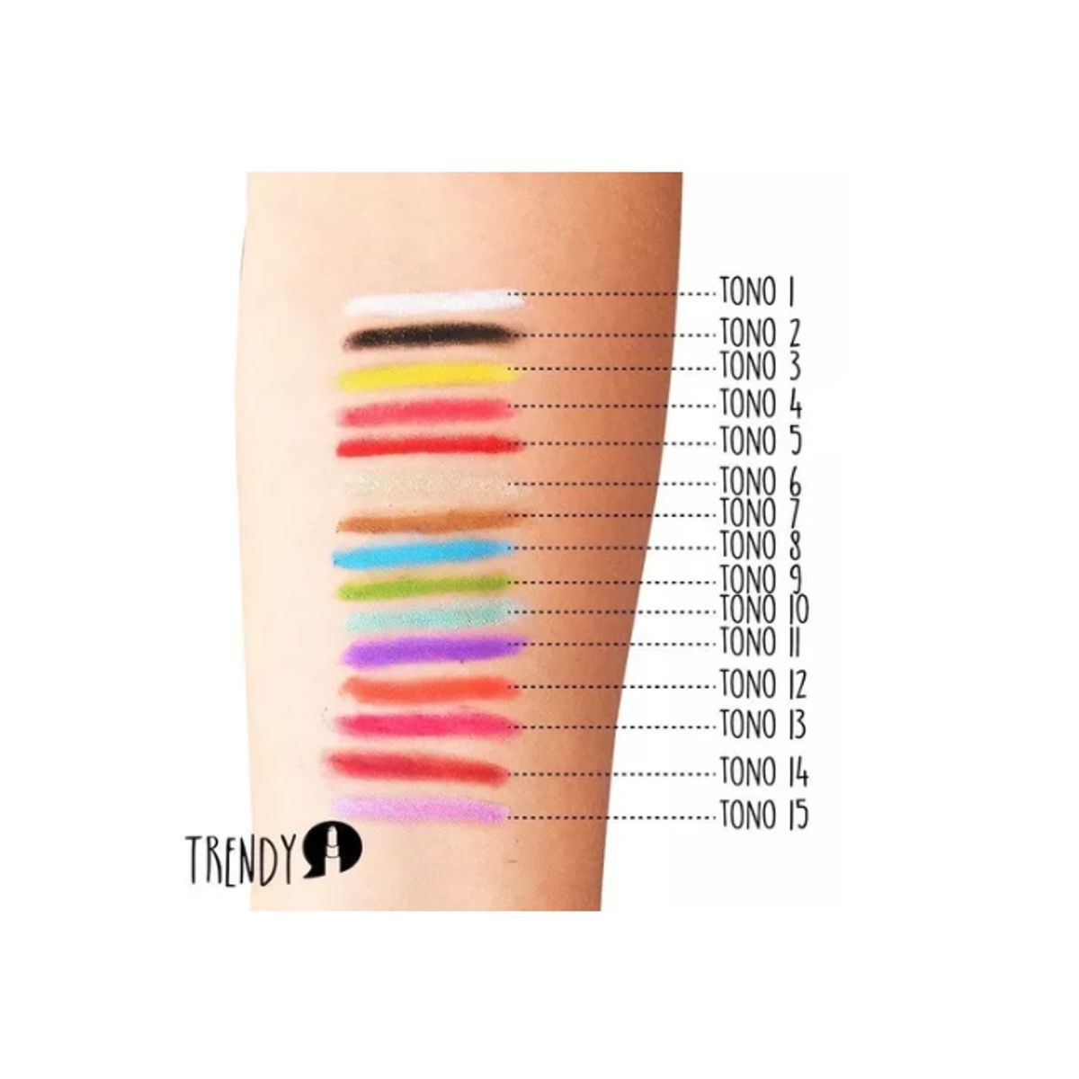 TRENDY - Lapiz delineador ojos tono 04 trendy