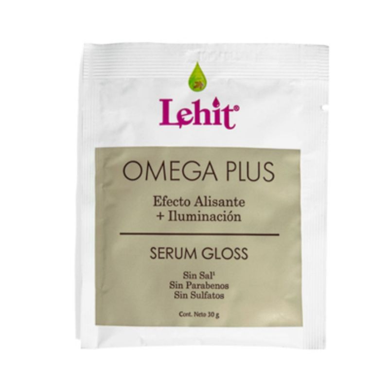 LEHIT - Omega Plus Efecto Alisante +Iluminacion Lehit 30g X3Sobres