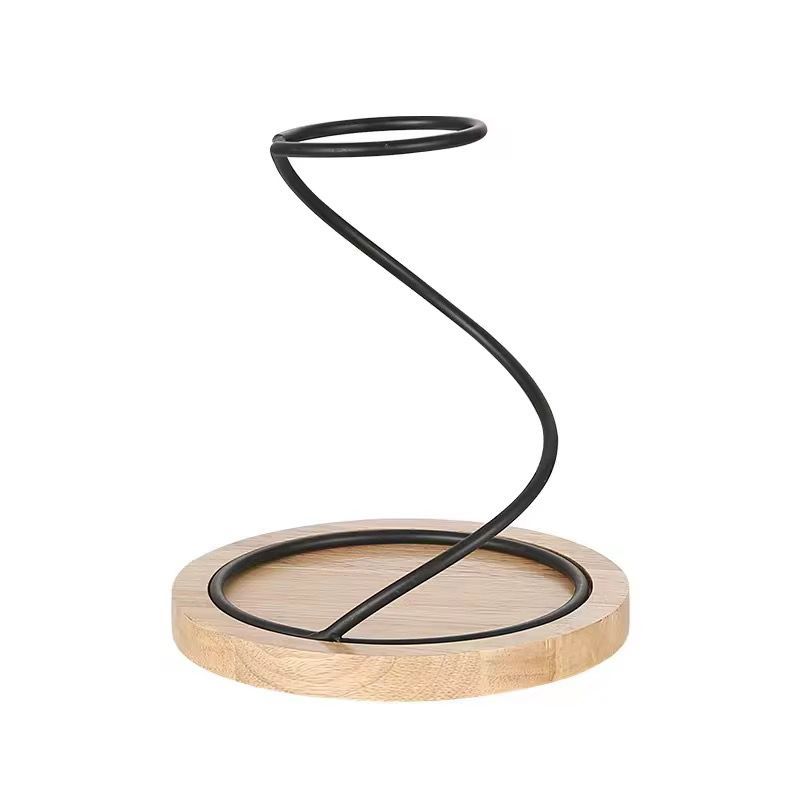 GENERICO - Soporte Para Café Por Goteo Metálico Negro