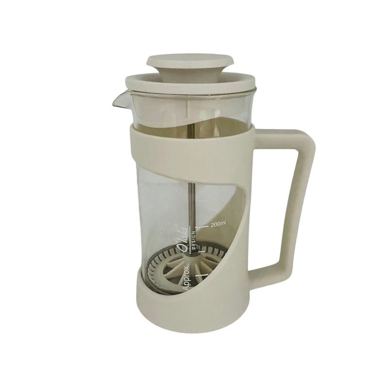 GENERICO - Cafetera Francesa 360ml Blanca