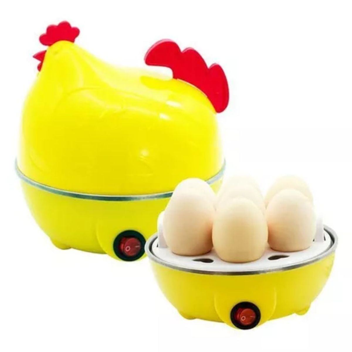 GENERICO - Gallina Eléctrica Cocinador Hervidor De 7 Huevos A Vapor