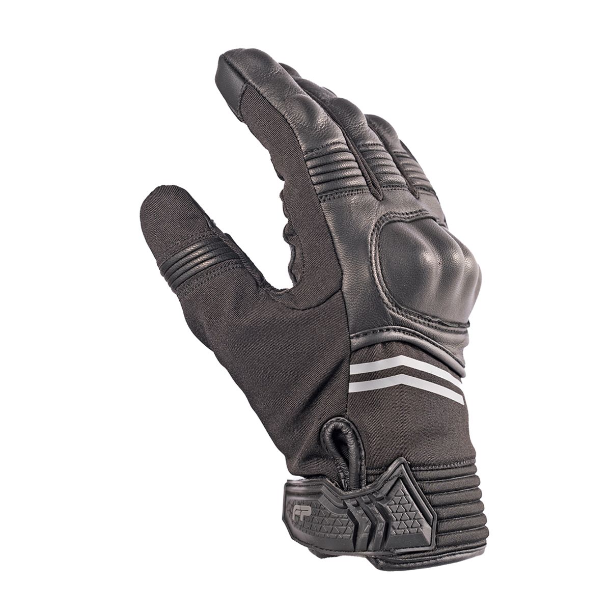 FIRE PARTS - GUANTES MOTO FP IRON IMPERMEABLE CAÑA CORTA NEGRO TALLA L