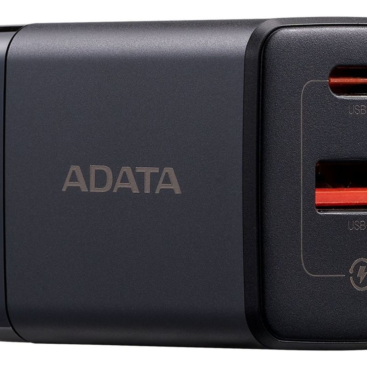 ADATA - Cargador Pared Carga Rápida Adata GaN 35w Negro Usb C Usb A