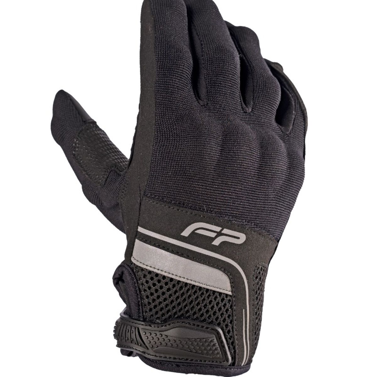FIRE PARTS - GUANTES MOTO FP OMEGA CAÑA CORTA NEGRO TALLA M