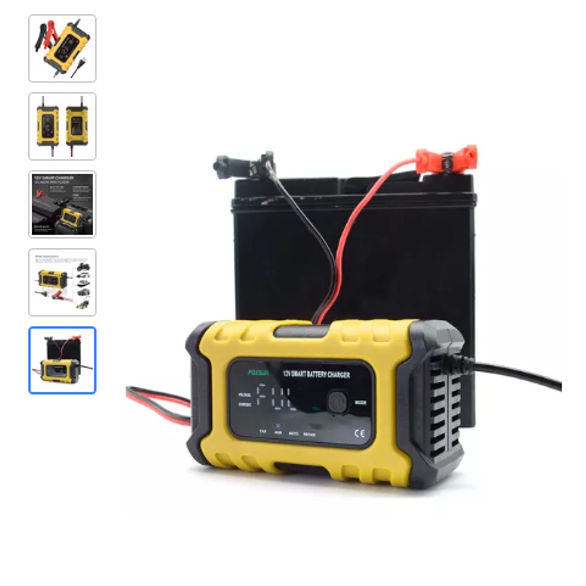 GENERICO - cargador inicador de bateria para carro 12V 6A