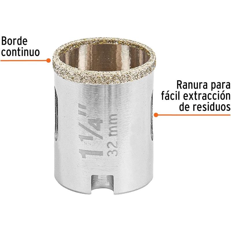 GENERICO - Brocasierra diamante borde continuo 2-1/2"Truper Truper