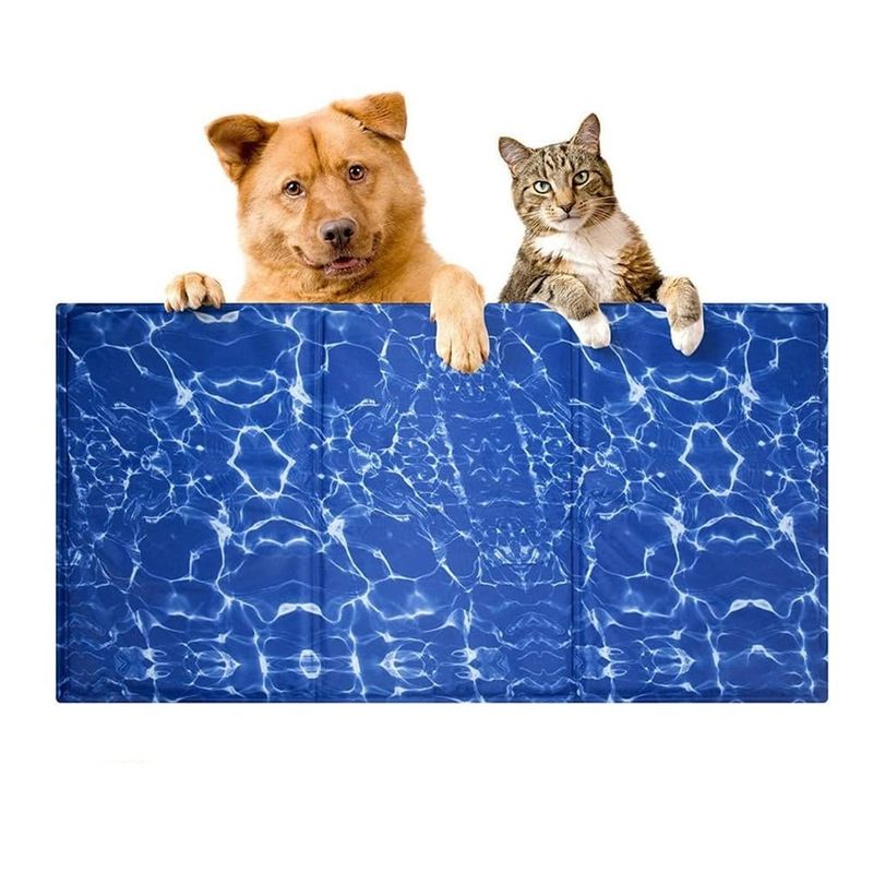 GENERICO - TAPETE FRIO MASCOTA PERRO CALOR GEL COOLER TERMICO LAVABLE