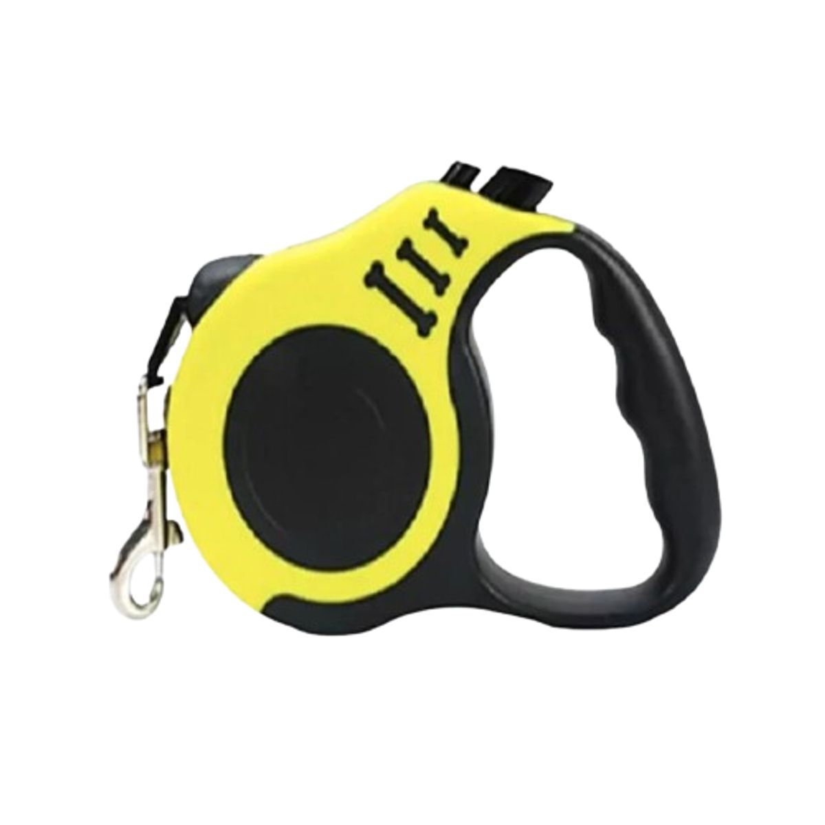 PETS ACCESORIOS - Correa Lazo Retractil 5 Mts Amarillo