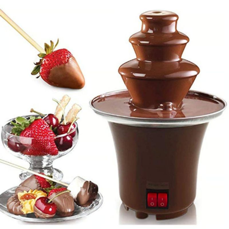 GENERICO - Mini Fuente Chocolate Maquina Fondue 3 Niveles