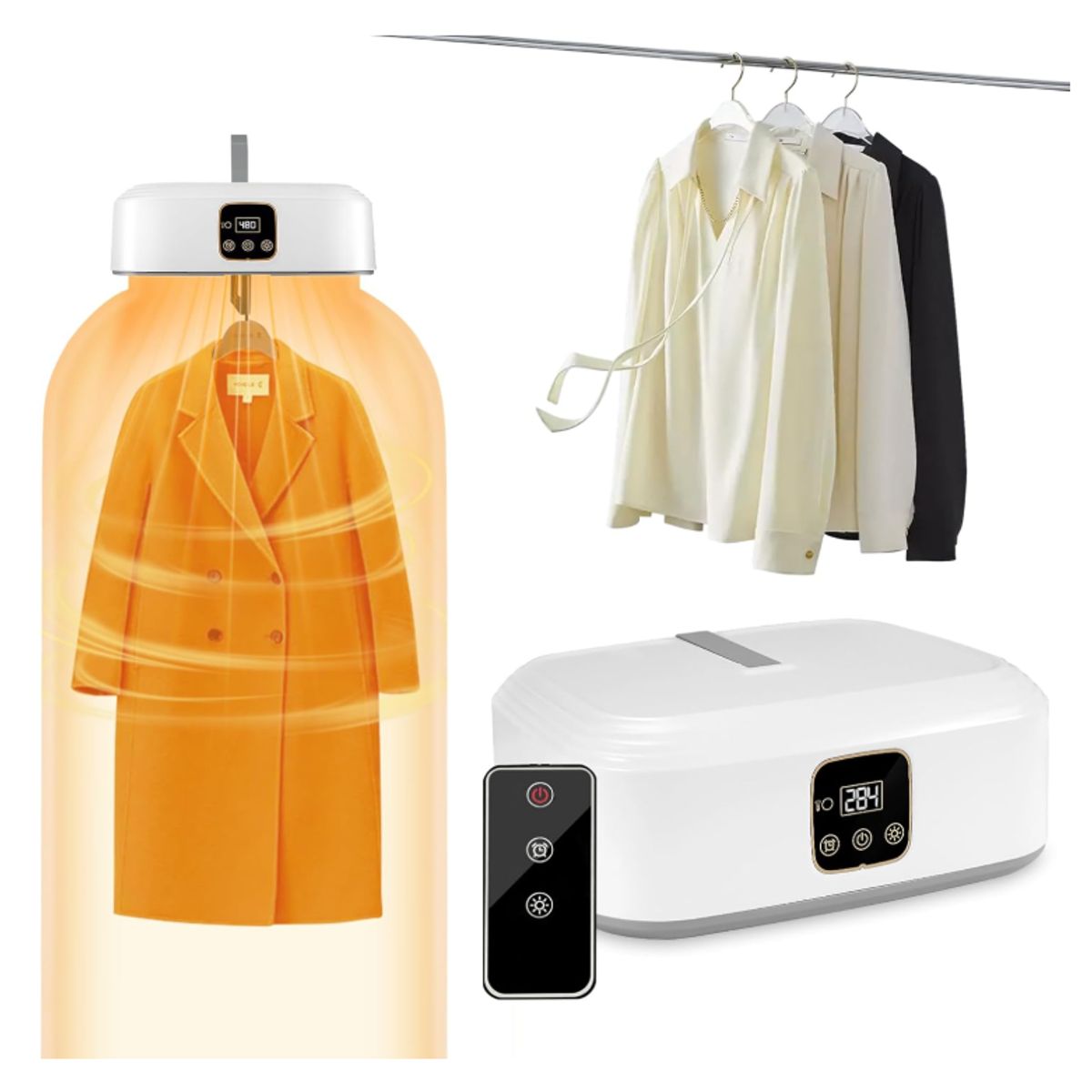 GENERICO - Secadora para ropa portátil electrica