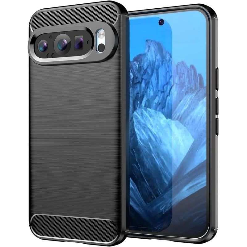 GENERICO - Funda Tipo Carbono Fiber Para Google Pixel 9 Pro XL