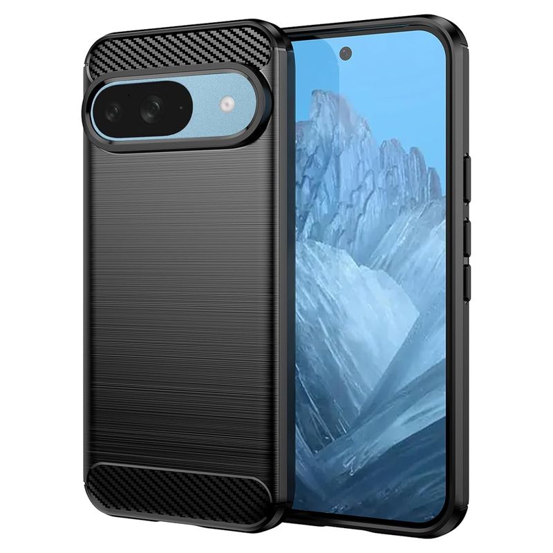 GENERICO - Funda Tipo Carbono Fiber Para Google Pixel 9