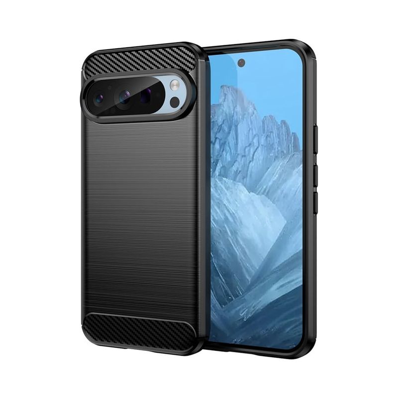 GENERICO - Funda Tipo Carbono Fiber Para Google Pixel 9 Pro