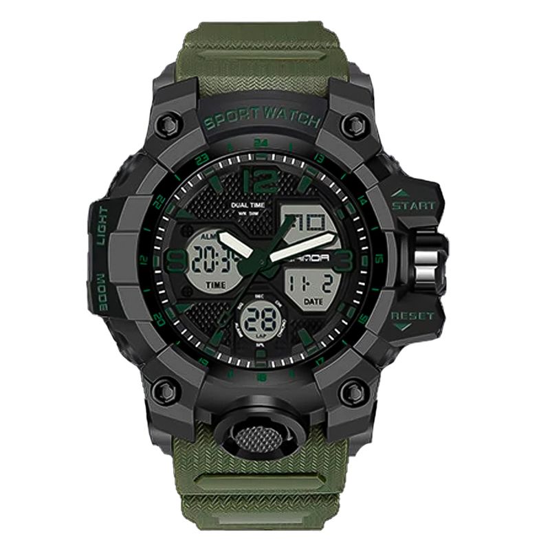 SANDA - RELOJ HOMBRE SANDA GUERRERO MILITAR 6030