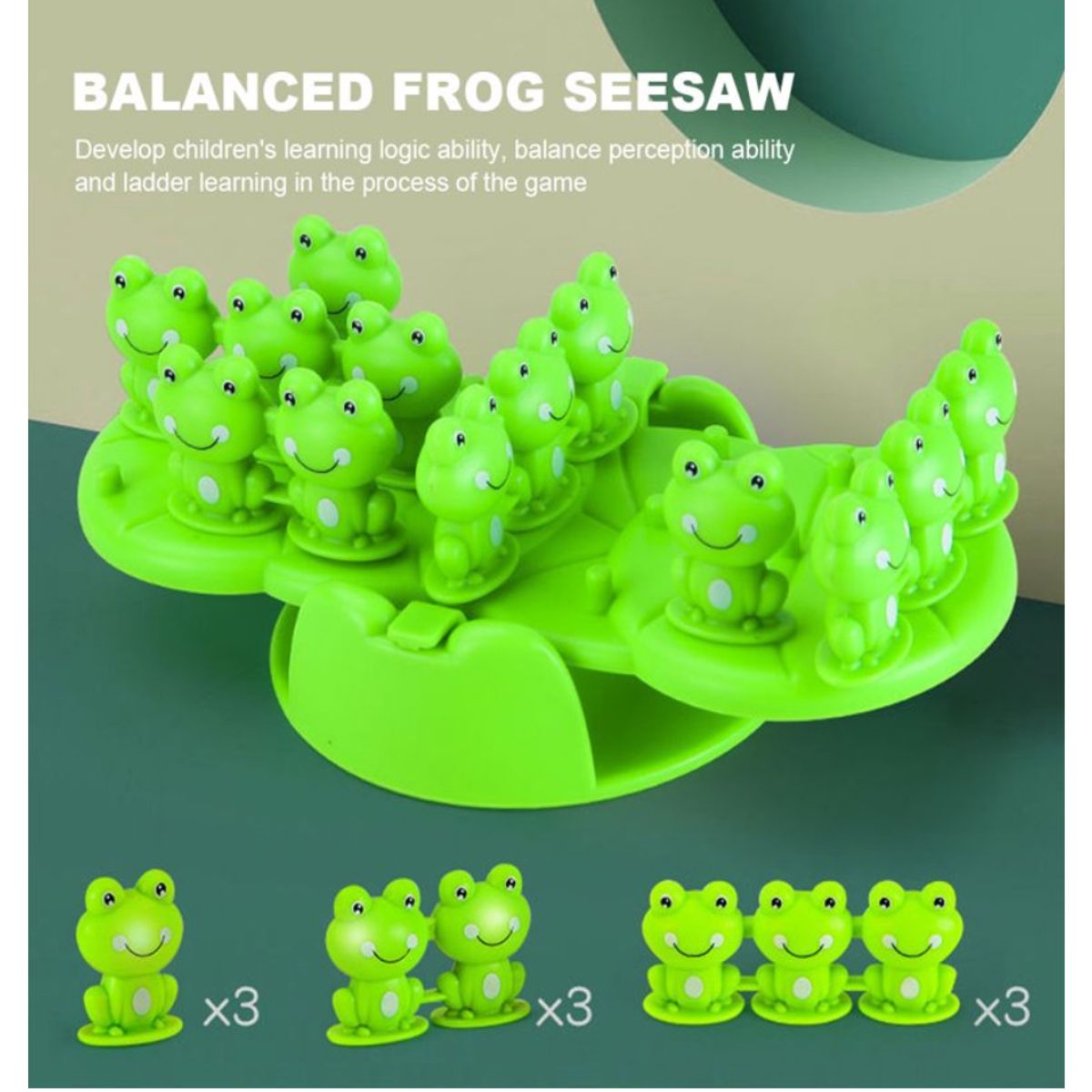 MARKET TOYS - Juego Didáctico Con Balanza Para Aprender Los Números