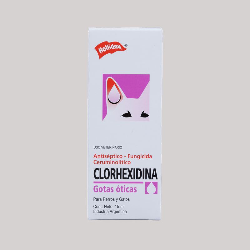 HOLLIDAY - Clorhexidina Gotas Óticas Perros y Gatos 15ml