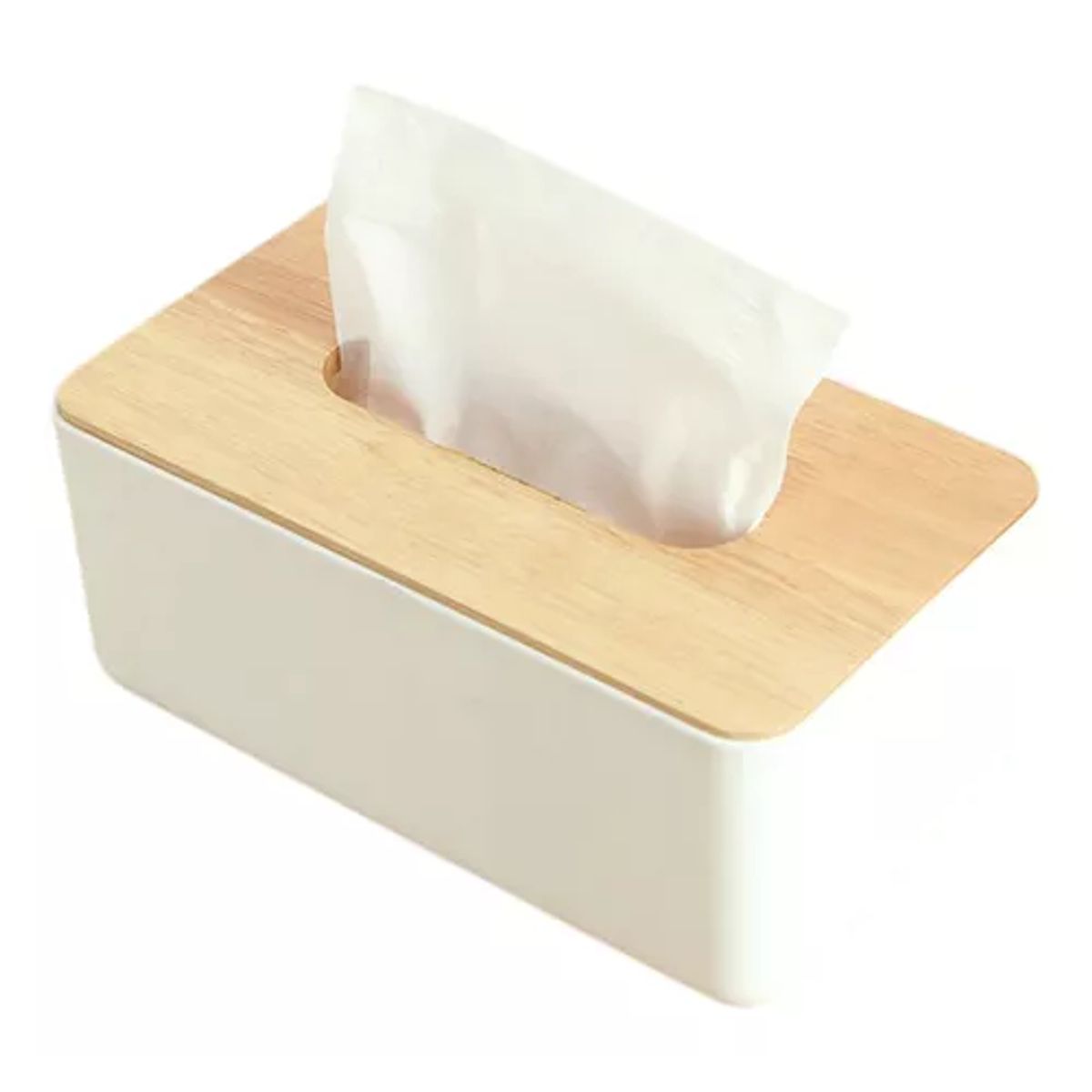 GENERICO - Organizador Servilletas Bambu Porta Pañuelo Toallitas Cocina