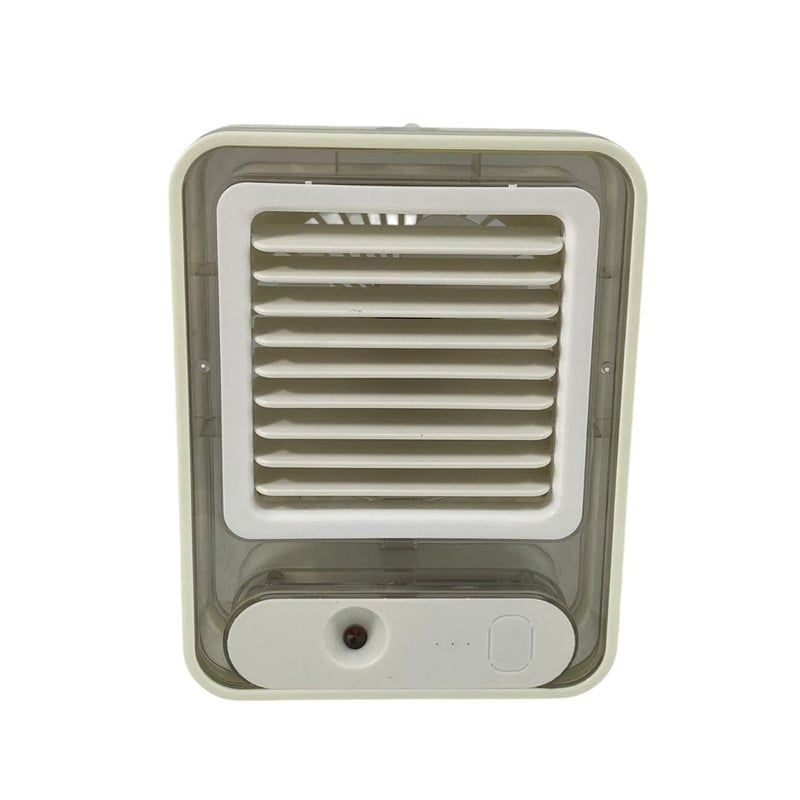GENERICO - Ventilador Aire Acondicionado Cuadrado Con Spray Blanco