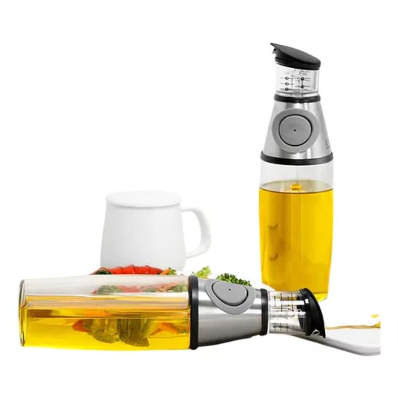 GENERICO - Dispensador Aceite Vinagre Botella Spray Medidor Cocina Casa