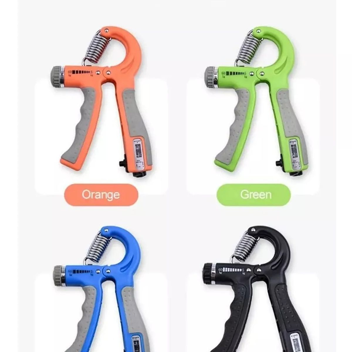 GENERICO - Set Hand Grip Fortalecedor Agarre De Mano Antebrazo Estres