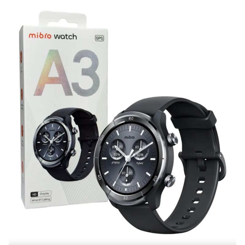 XIAOMI - Reloj inteligente Mibro A3 con GPS - Negro