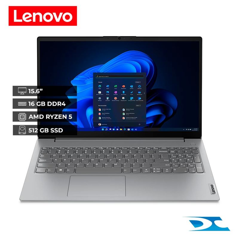 LENOVO - Portátil Lenovo V15 AMN -G4 Amd Ryzen 5 7520U/Ram 16GB / 512GB SSD / 15"/ FreeDos