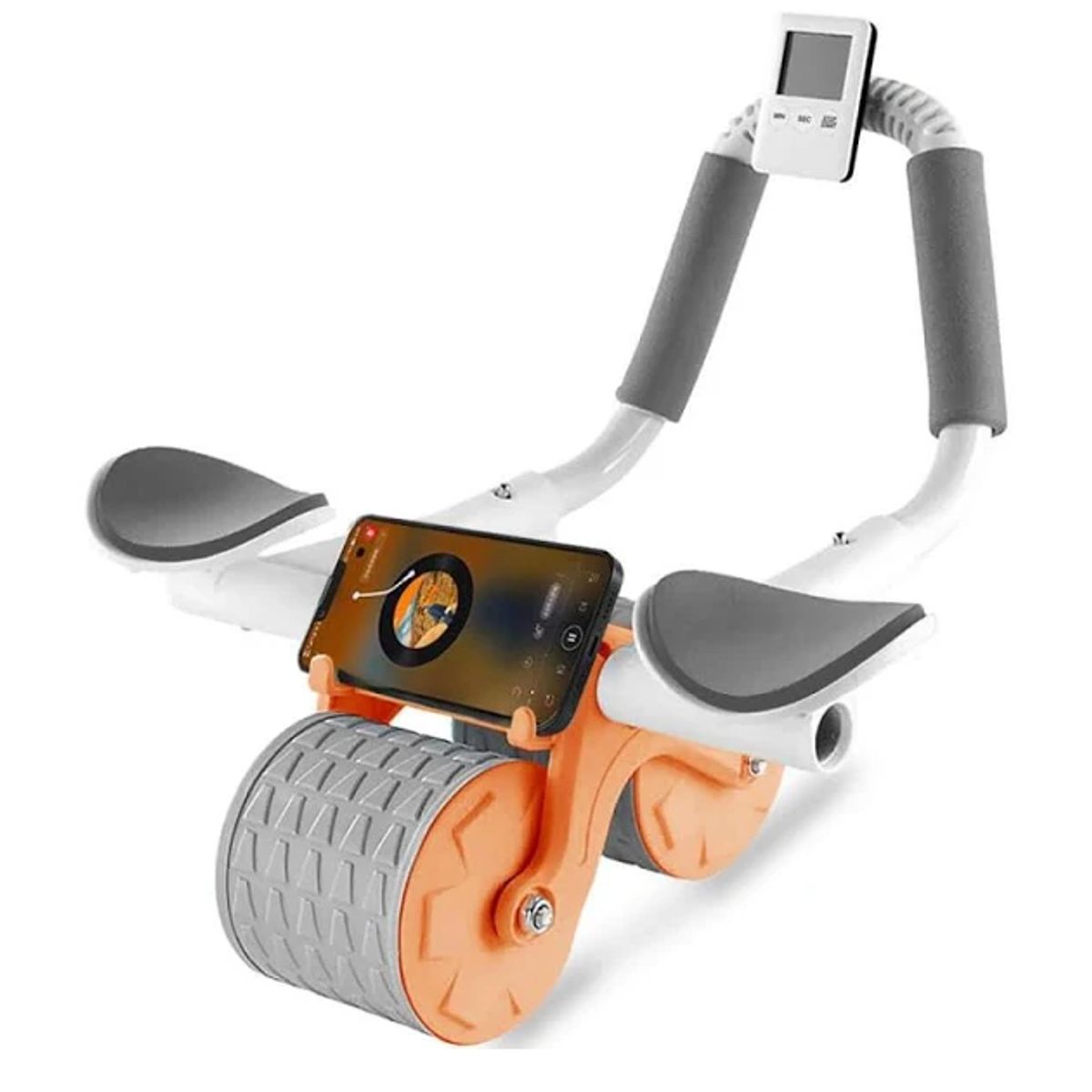 GENERICO - Rueda Abdominal Rebote Automático Con Temporizador