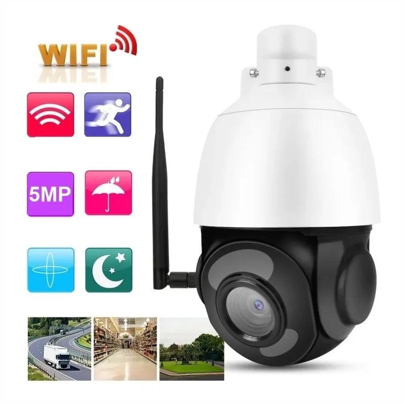 GENERICO - Cámara De Seguridad Ptz Ip66 Con Zoom 30x Facial Recognition