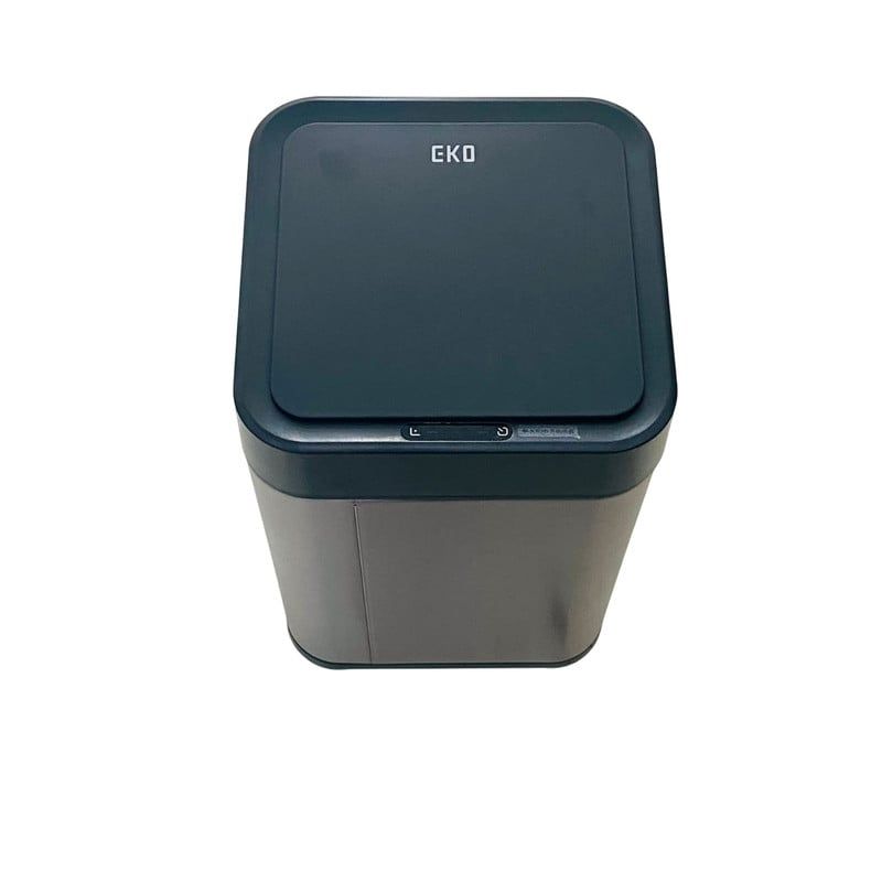 GENERICO - Papelera 10lt Con Sensor Inteligente Eko Gris