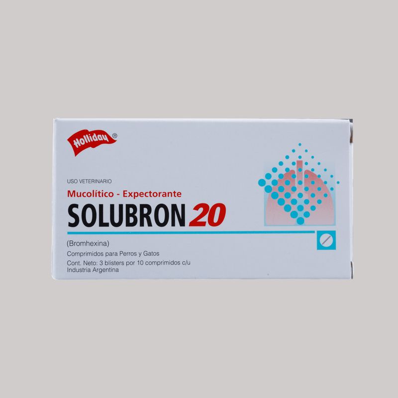 HOLLIDAY - Solubron 20mg x 30 Comprimidos