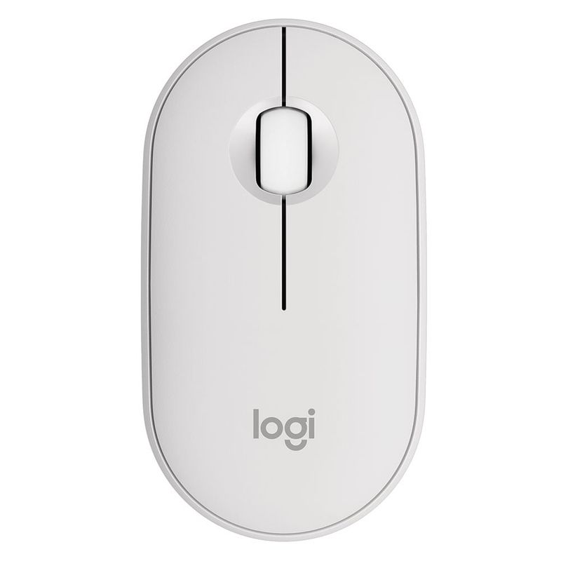 LOGITECH - Mouse Bluetooth Logitech Pebble 2 M350S Multidispositivo Blanco