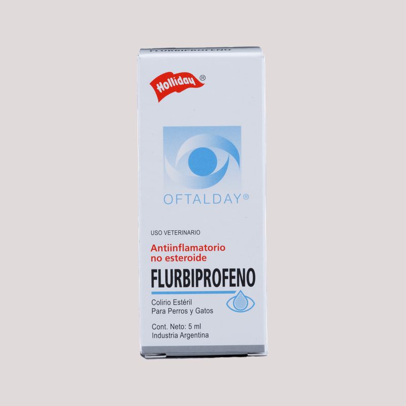 HOLLIDAY - Flurbiprofeno Gotas x 5ml para Perros y Gatos